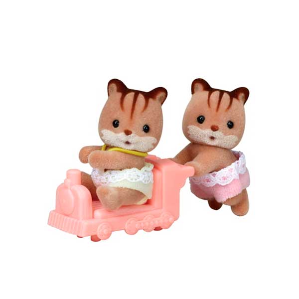 Sylvanian Families 5421 Gemelos Ardilla de la Nuez - Imagen 1