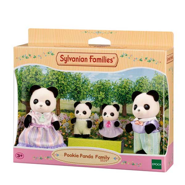 Sylvanian Families 5529 Familia Panda Pookie - Imagen 1