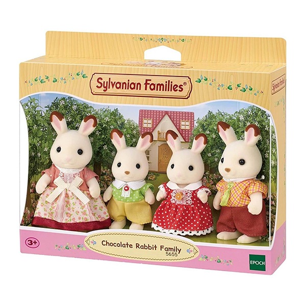 Sylvanian Families 5655 Family Chocolate Rabbits - Imagem 1