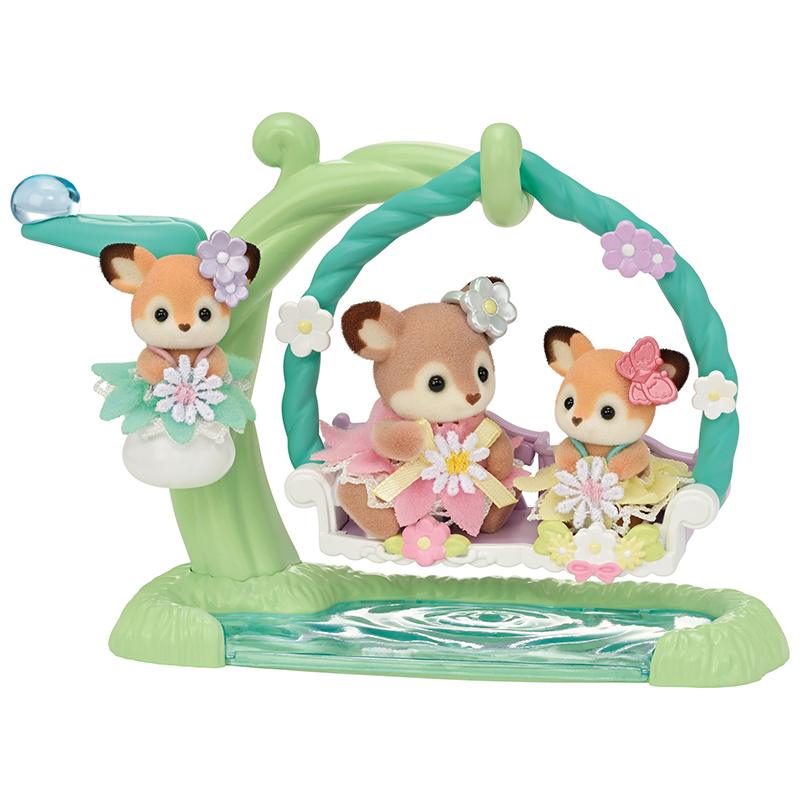 Sylvanian Families - Cervatillos en el columpio - Imagen 1