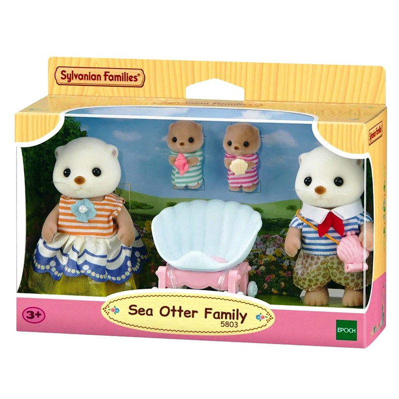 Sylvanian Families Familia Nutria Marina