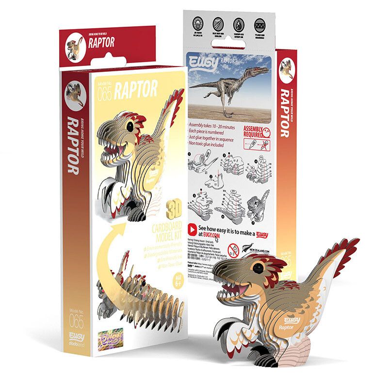 Eugy Puzzle 3D Raptor - Imagen 1