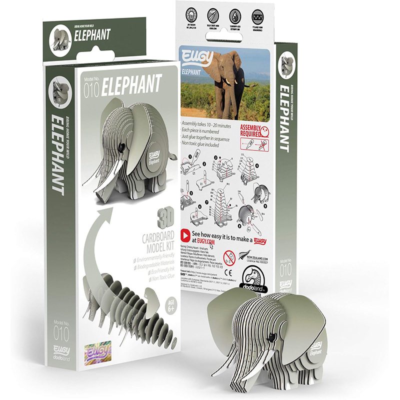 Eugy Puzzle 3D Elefante - Imagen 1