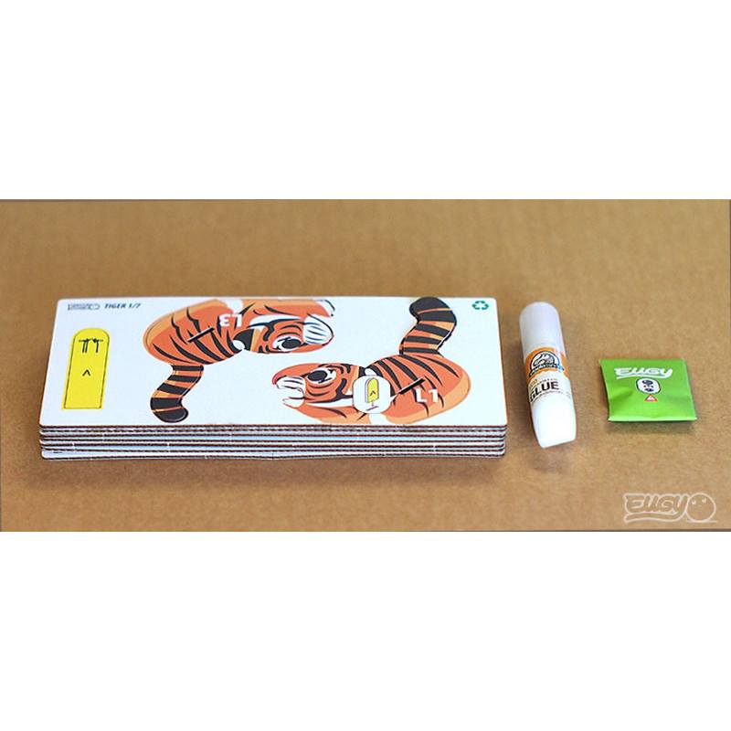 Eugy Puzzle 3D Tigre - Imagen 3