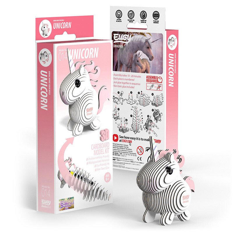 Eugy Puzzle 3D Unicórnio - Imagem 1