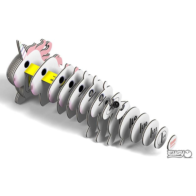 Eugy Puzzle 3D Unicórnio - Imagem 2