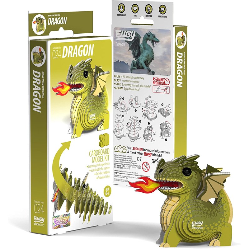 Eugy Puzzle 3D Dragón - Imagen 1