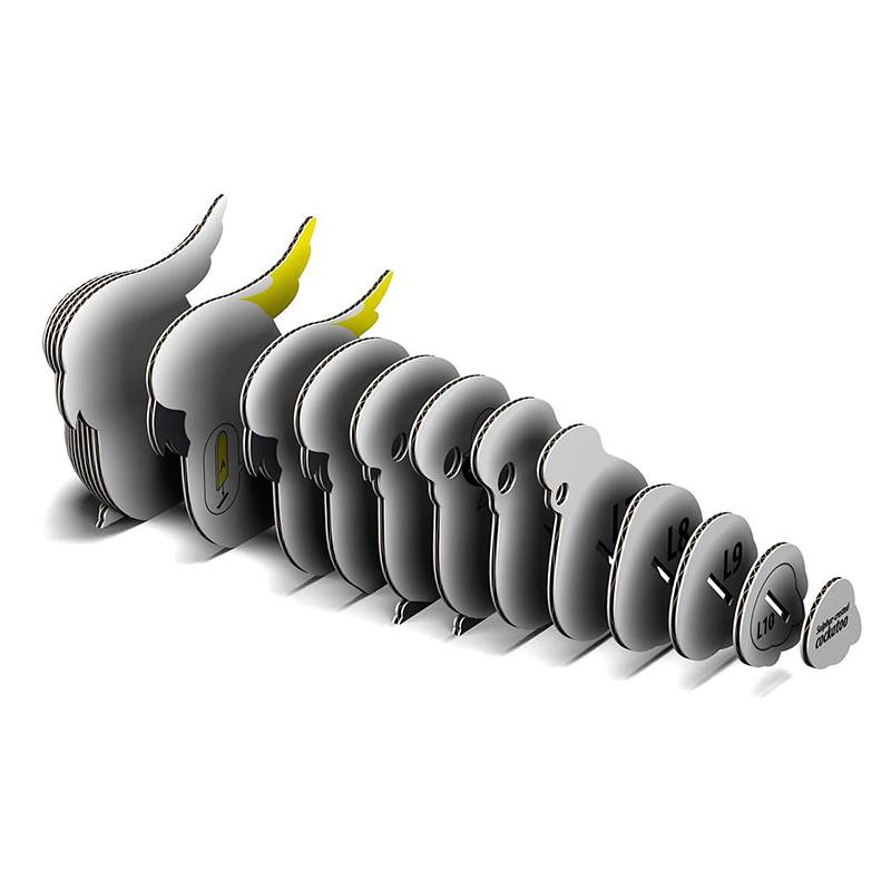 Eugy Puzzle 3D Cacatúa - Imagen 2