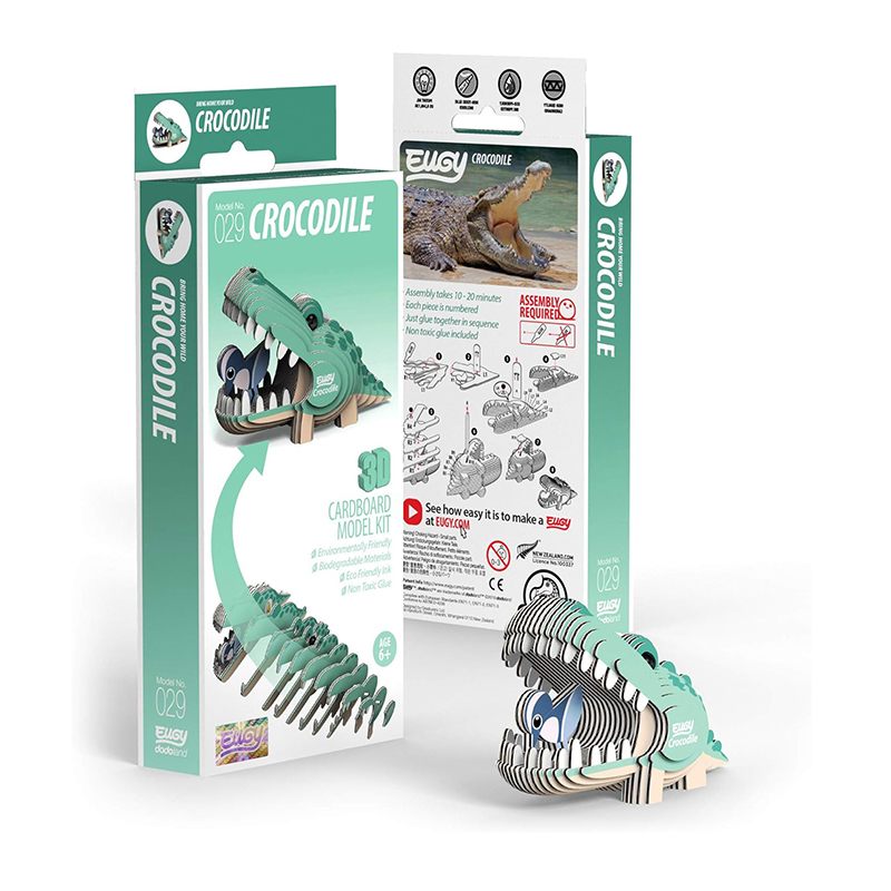 Eugy Puzzle 3D Cocodrilo - Imagen 1