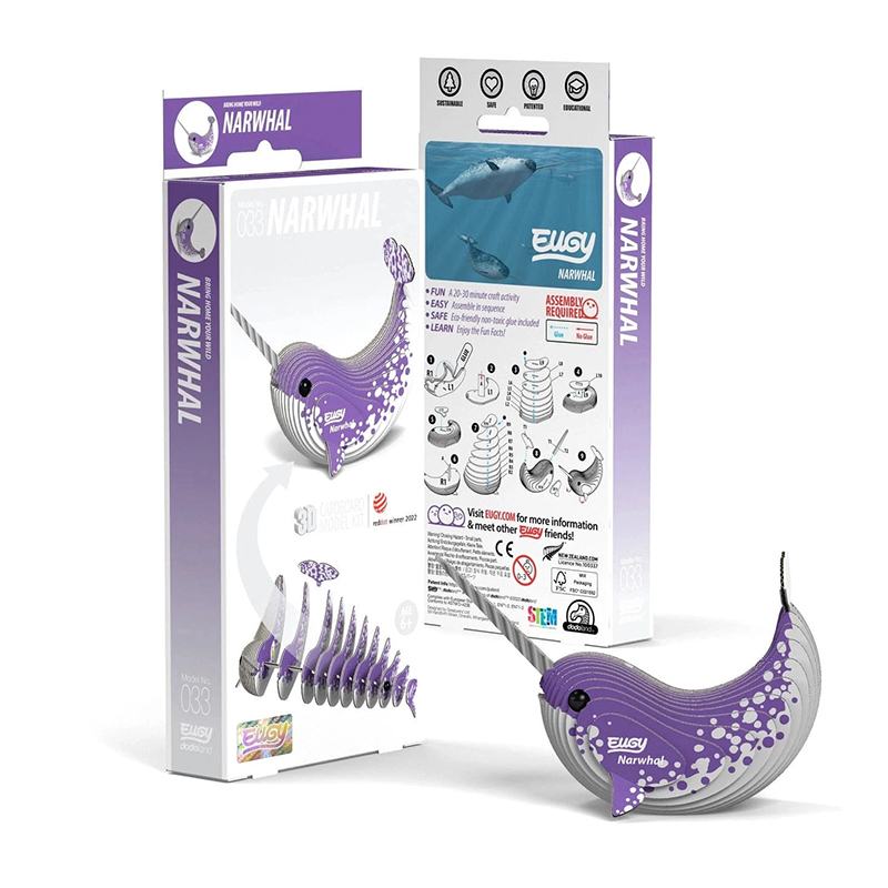 Eugy Puzzle 3D Narval - Imagen 1