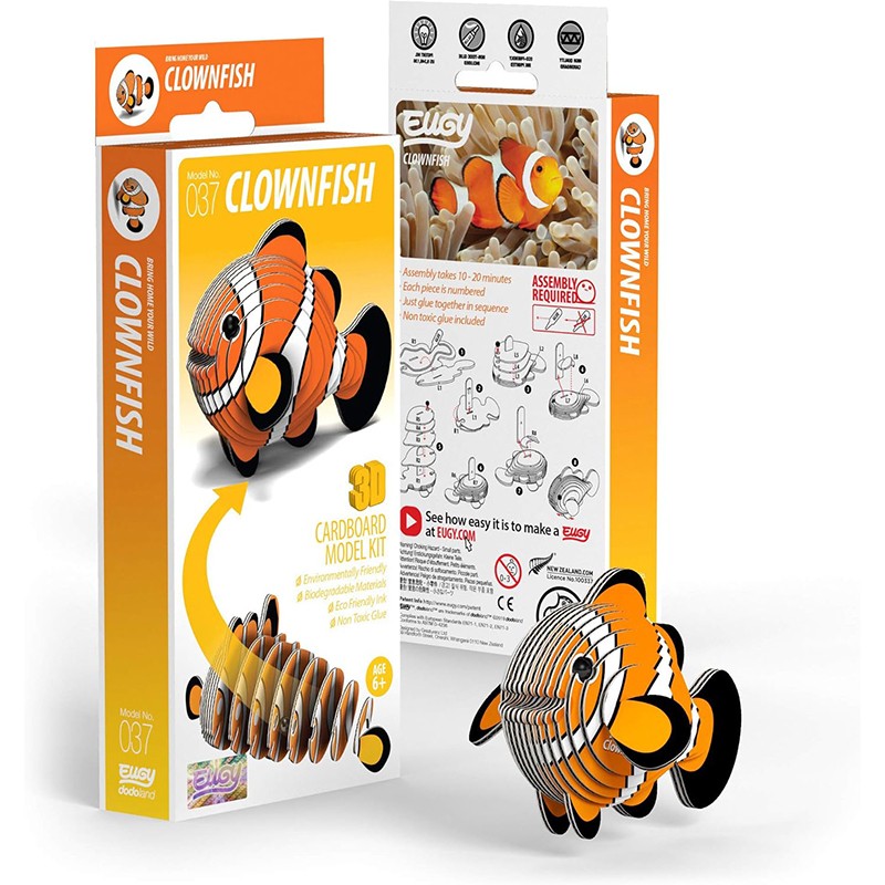 Eugy Puzzle 3D Pez Payaso - Imagen 1