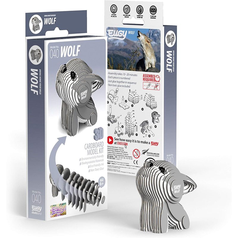 Eugy Puzzle 3D Lobo - Imagen 1