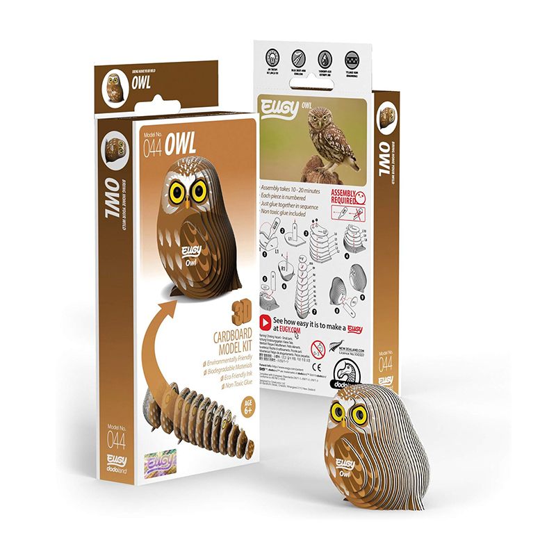 Eugy Puzzle 3D Búho - Imagen 1