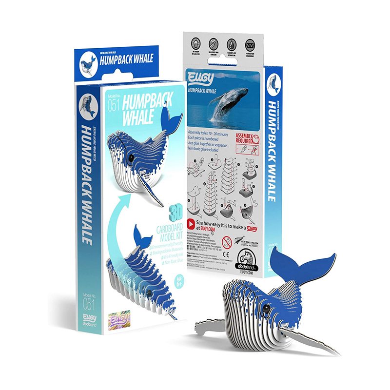 Eugy Puzzle 3D Ballena Jorobada - Imagen 1