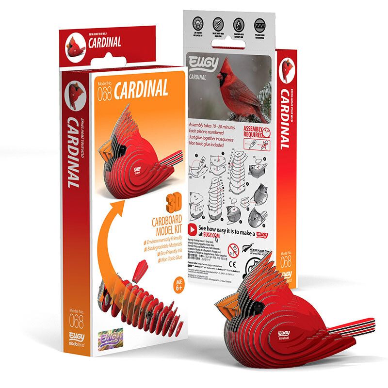 Eugy Puzzle 3D Cardenal - Imagen 1