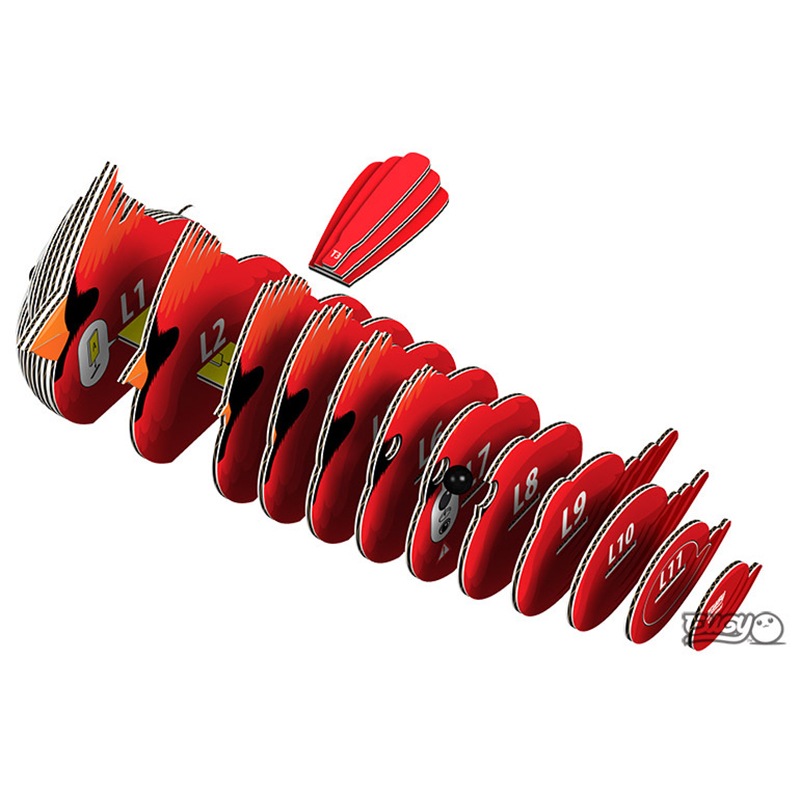 Eugy Puzzle 3D Cardenal - Imagen 2