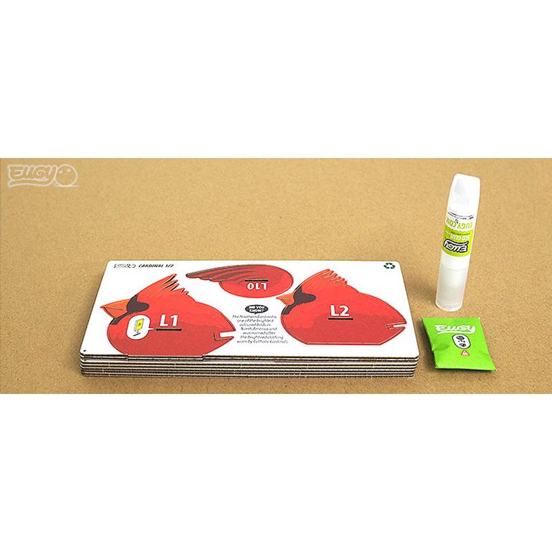 Eugy Puzzle 3D Cardenal - Imagen 3