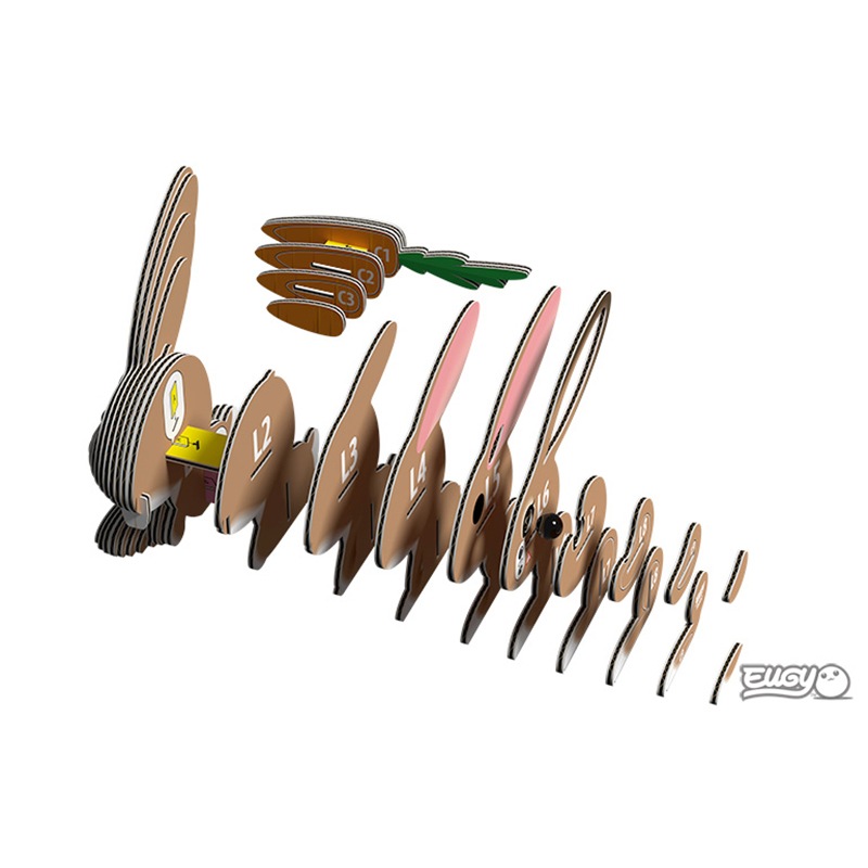 Eugy Puzzle 3D Conejo - Imagen 2