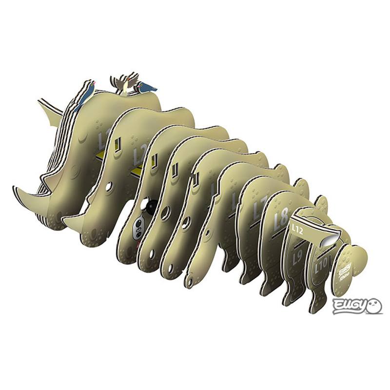 Eugy Puzzle 3D Rinoceronte - Imagen 2