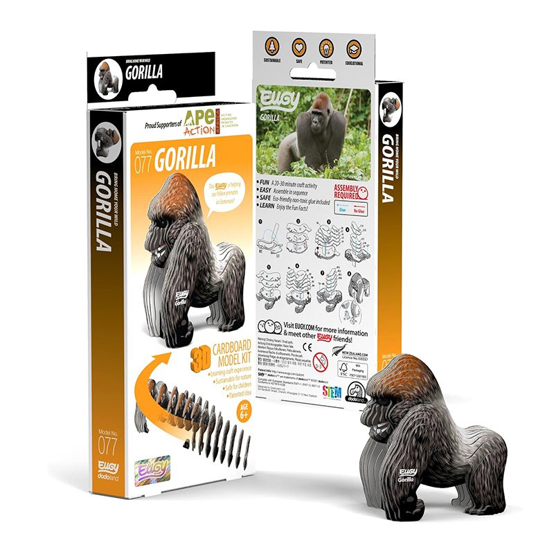 Eugy Puzzle 3D Gorila - Imagen 1