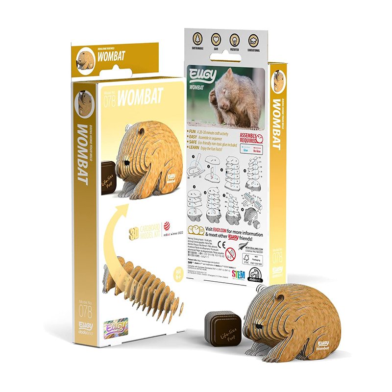 Eugy Puzzle 3D Wombat - Imagen 1
