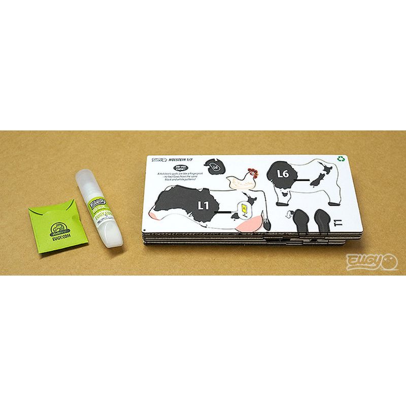 Eugy Puzzle 3D Vaca Holandesa - Imagen 3