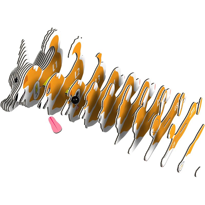 Eugy Puzzle 3D Corgi Galés - Imagen 2