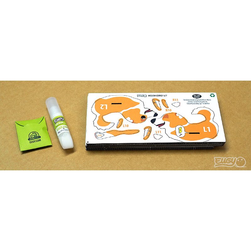 Eugy Puzzle 3D Corgi Galés - Imagen 3