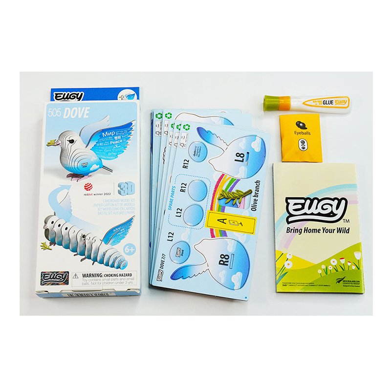 Eugy Puzzle 3D Paloma - Imagen 3