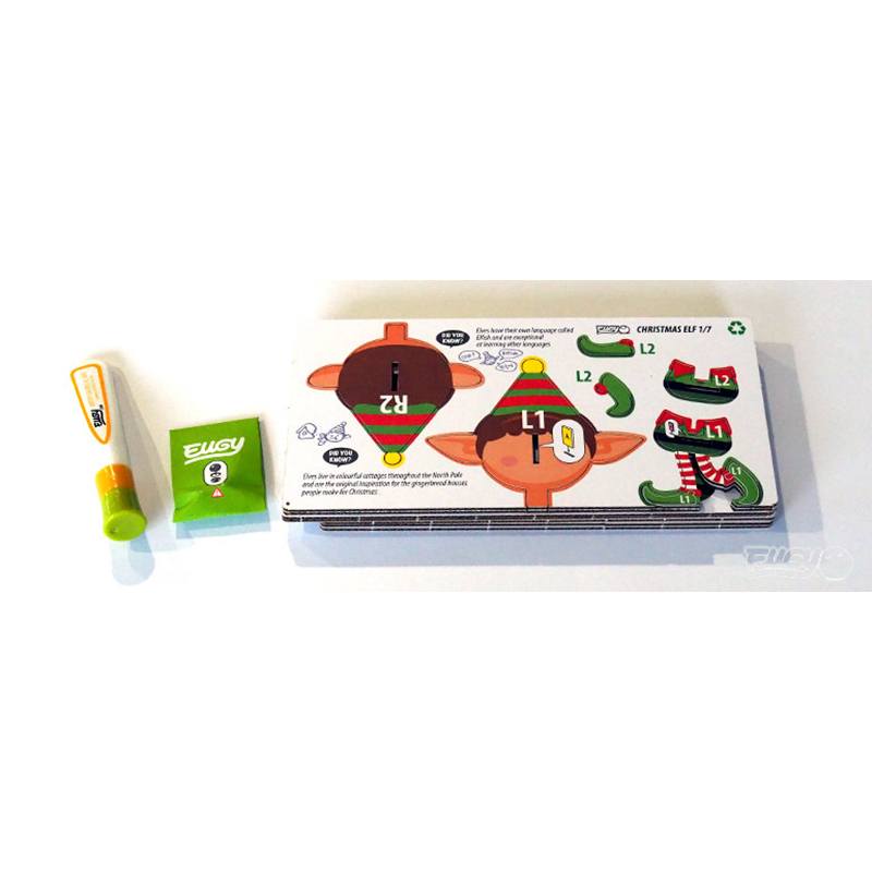 Eugy Puzzle 3D Elfo de Navidad - Imagen 3