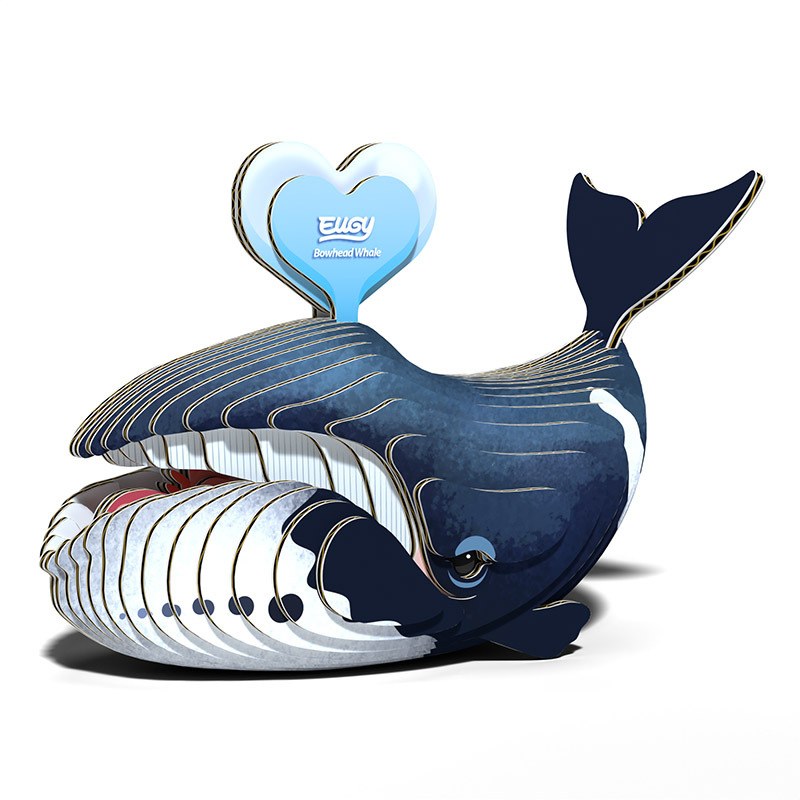 Eugy Puzzle 3D Ballena de Groenlandia