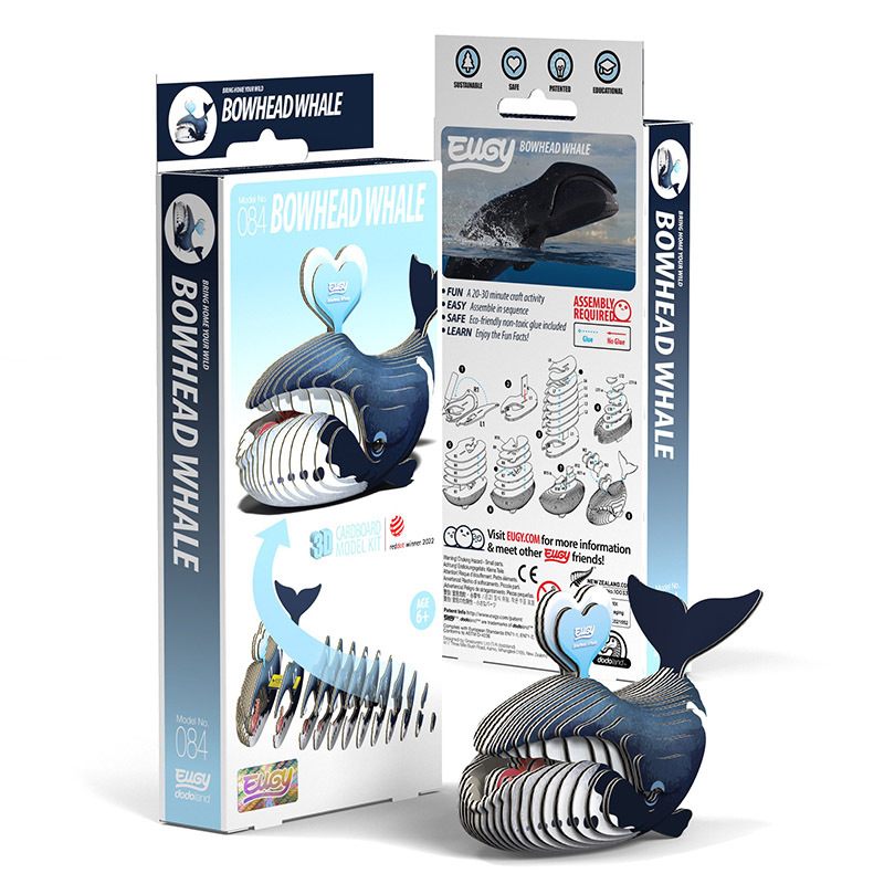 Eugy Puzzle 3D Ballena de Groenlandia - Imagen 1