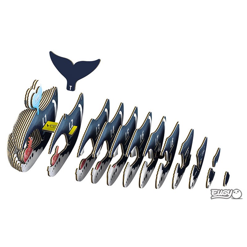 Eugy Puzzle 3D Ballena de Groenlandia - Imagen 2