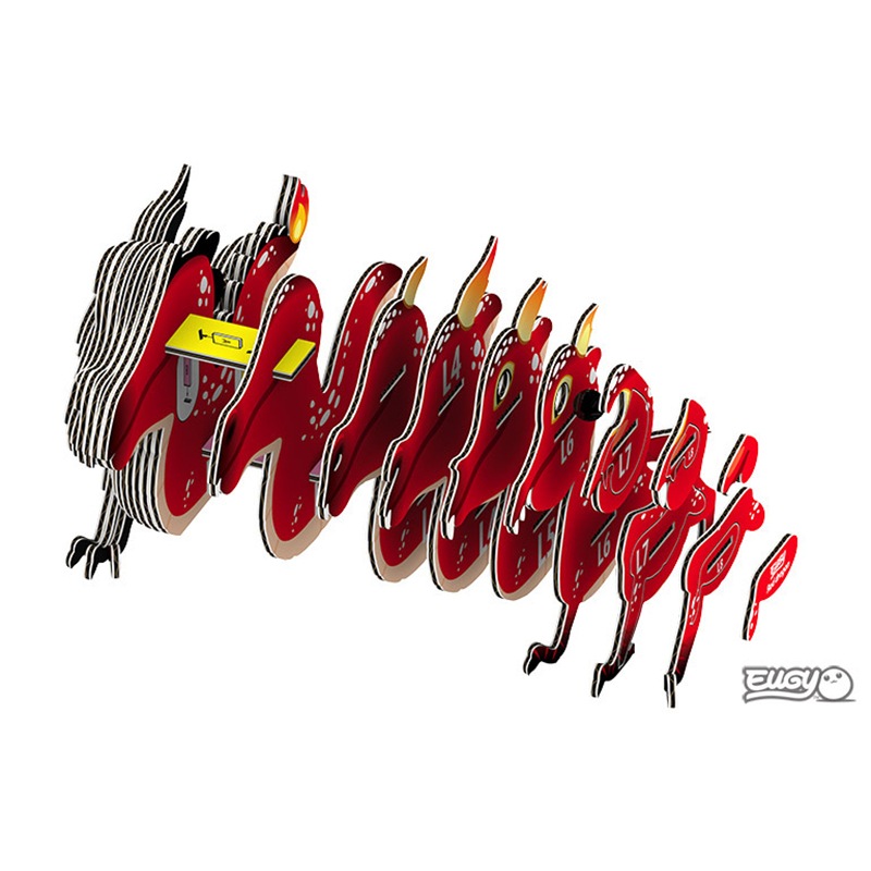 Eugy Puzzle 3D Dragón Rojo - Imagen 2