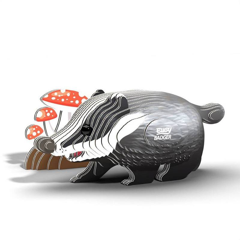 Eugy Puzzle 3D Tejón