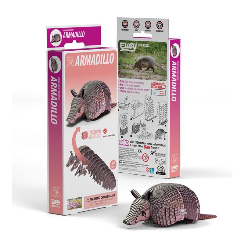 Eugy Puzzle 3D Armadillo - Imagen 1
