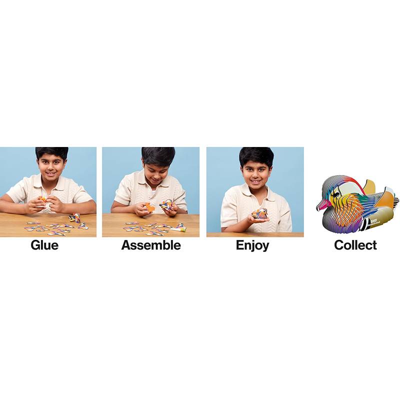 Eugy Puzzle 3D Pato Mandarín - Imagen 3