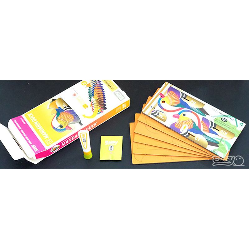 Eugy Puzzle 3D Pato Mandarín - Imagen 4