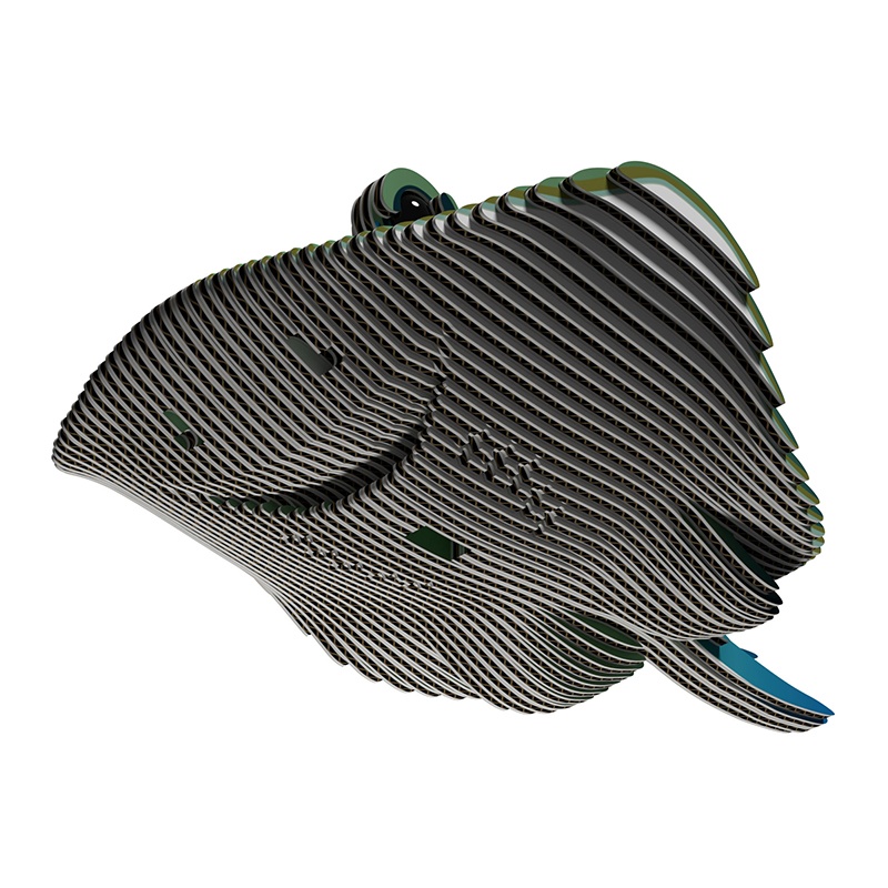 Eugy Puzzle 3D Manta Raya - Imagen 1