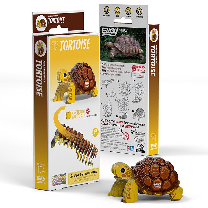 Eugy Puzzle 3D Tortuga Terrestre - Imagen 1