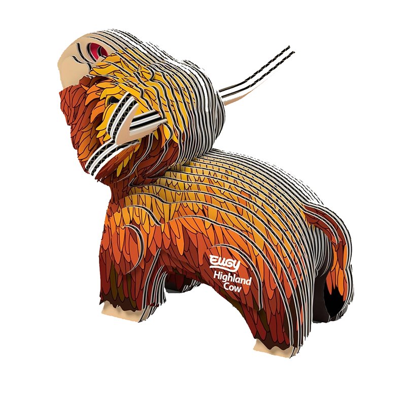 Eugy Puzzle 3D Vaca Highland - Imagen 3