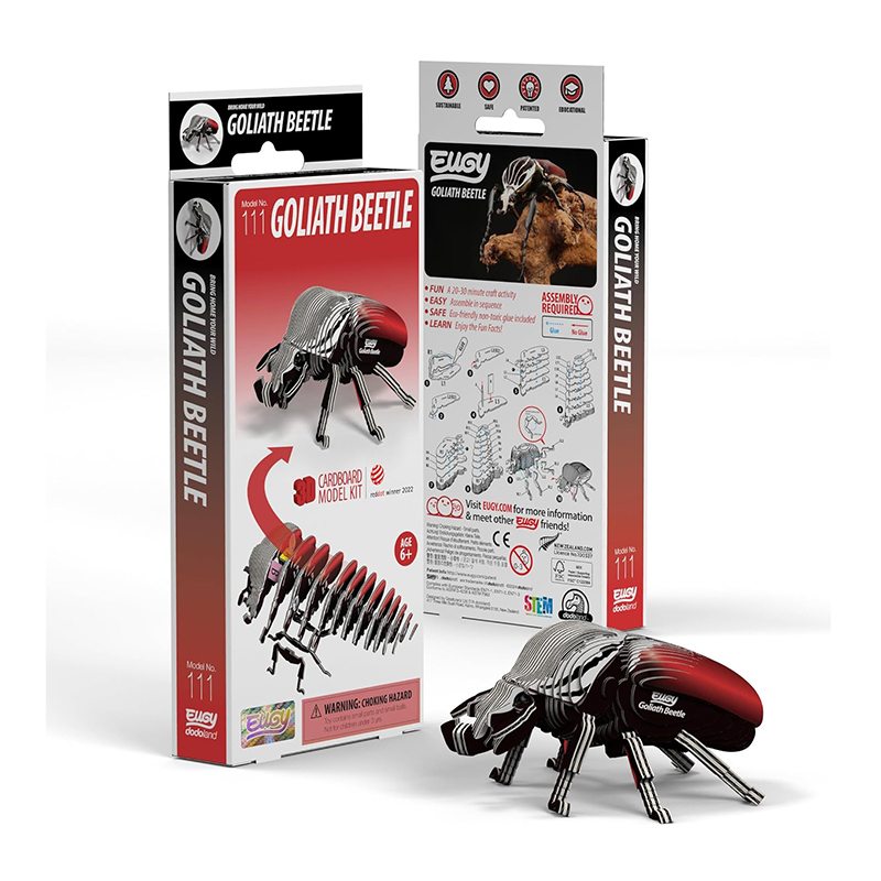 Eugy Puzzle 3D Escarabajo Goliath - Imagen 1