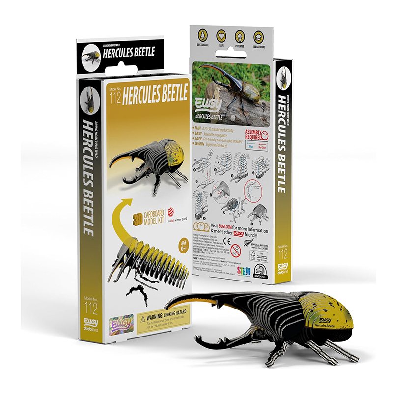 Eugy Puzzle 3D Escarabajo Hércules - Imagen 1