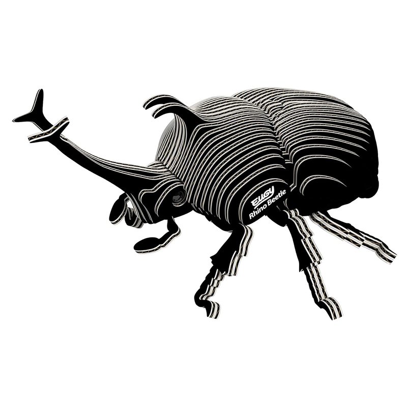 Eugy Puzzle 3D Escarabajo Rinoceronte