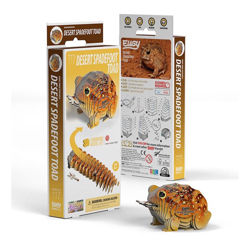 Eugy Puzzle 3D Sapo del Desierto - Imagen 1