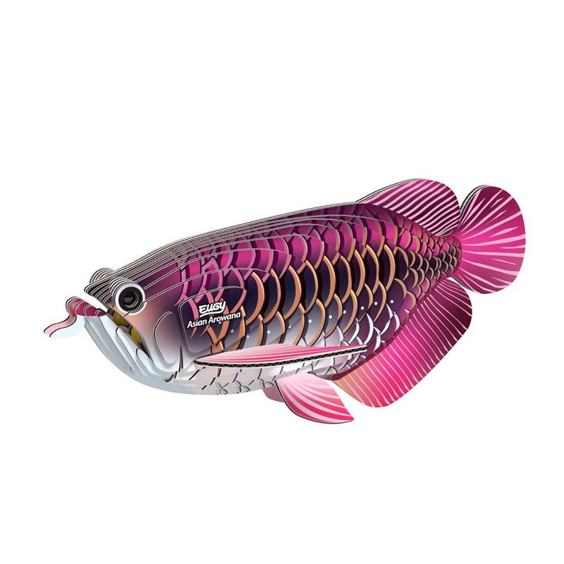 Eugy Puzzle 3D Pez Arowana Asiática