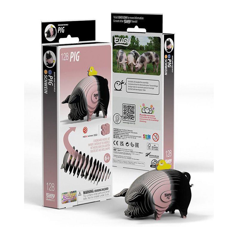 Eugy Puzzle 3D Cerdo - Imagen 1