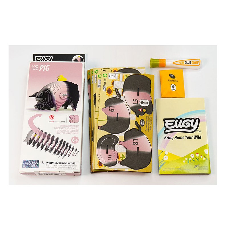 Eugy Puzzle 3D Cerdo - Imagen 2