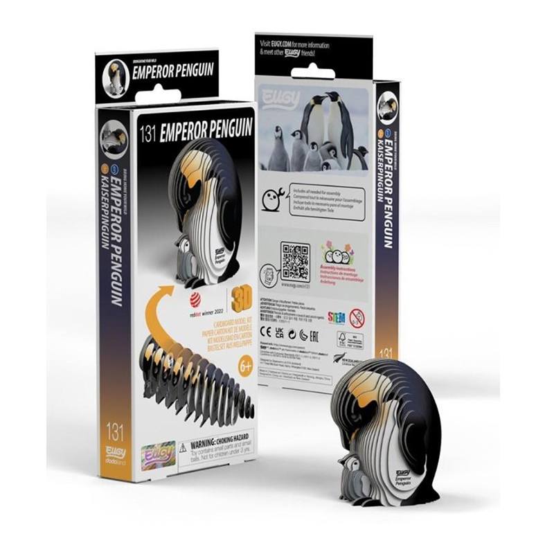 Eugy Puzzle 3D Pingüino Emperador - Imagen 1
