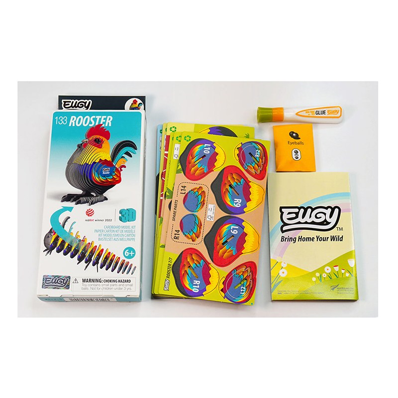 Eugy Puzzle 3D Gallo - Imagen 3